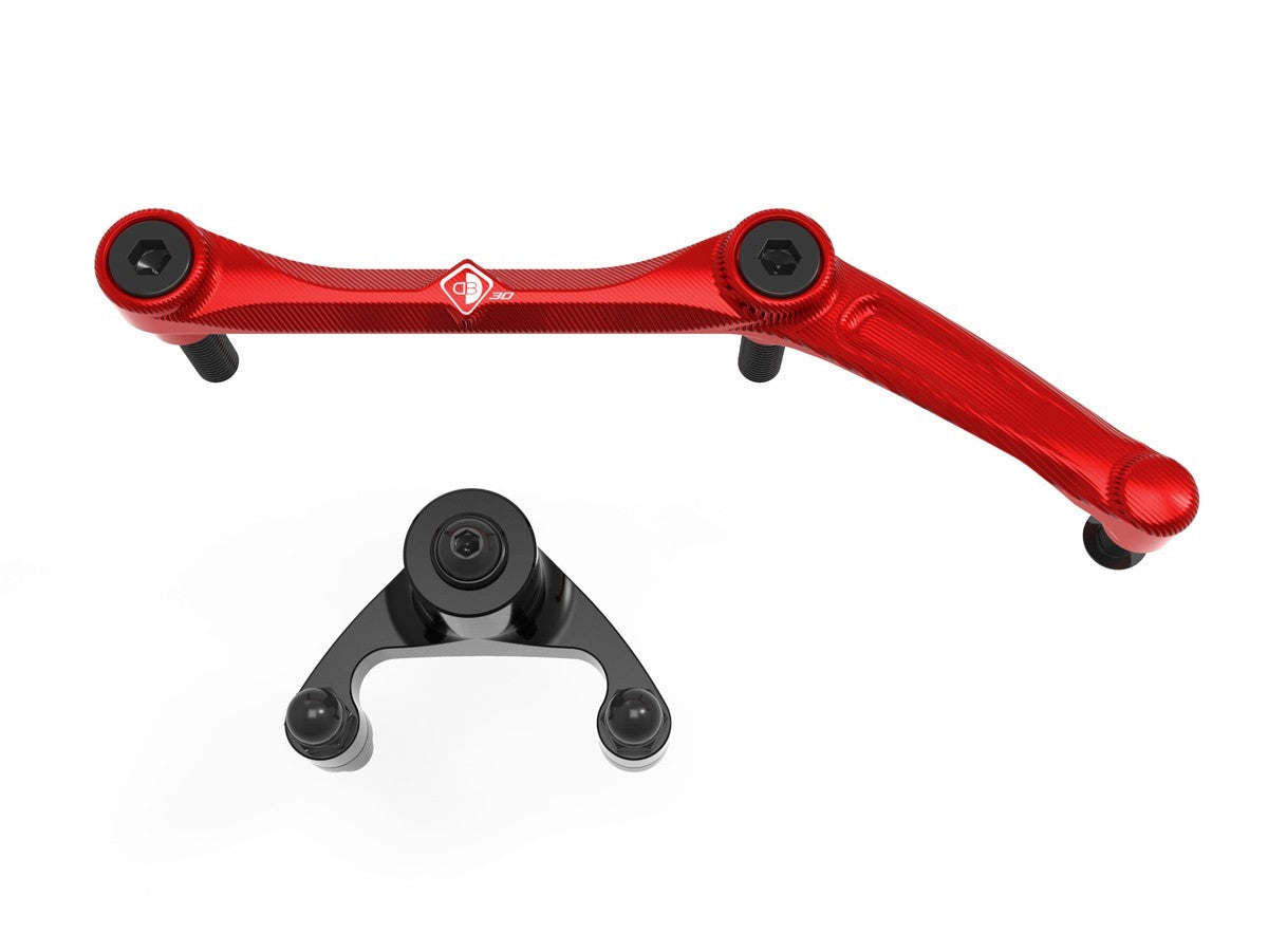 Ducabike DBK SAS17 M937 Kit Mount Steering Damper - BLACK-RED