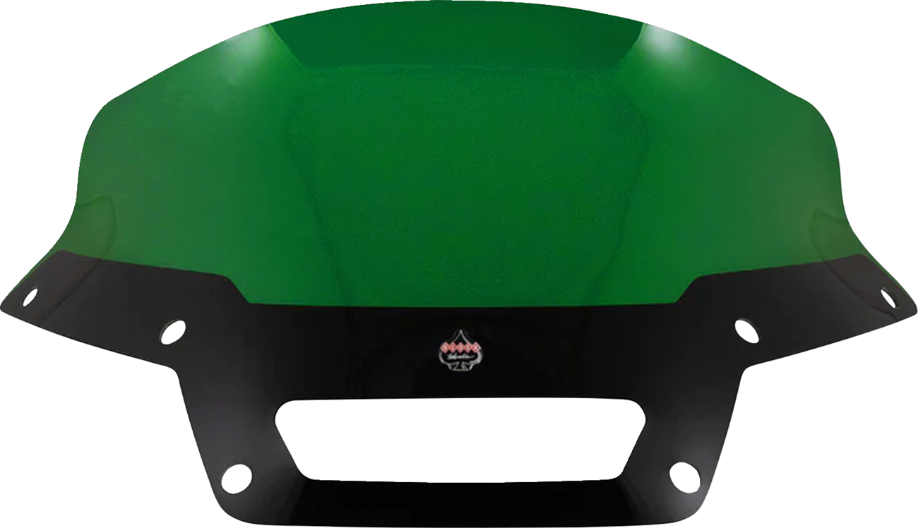 Klock Werks Kolor Flare® Windshield - 6" - Green - '22-'25 FXLRST