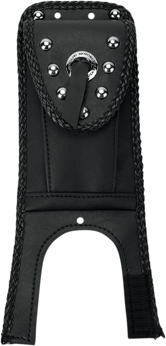 Mustang Tank Bib With Pouch - Studded - Softail