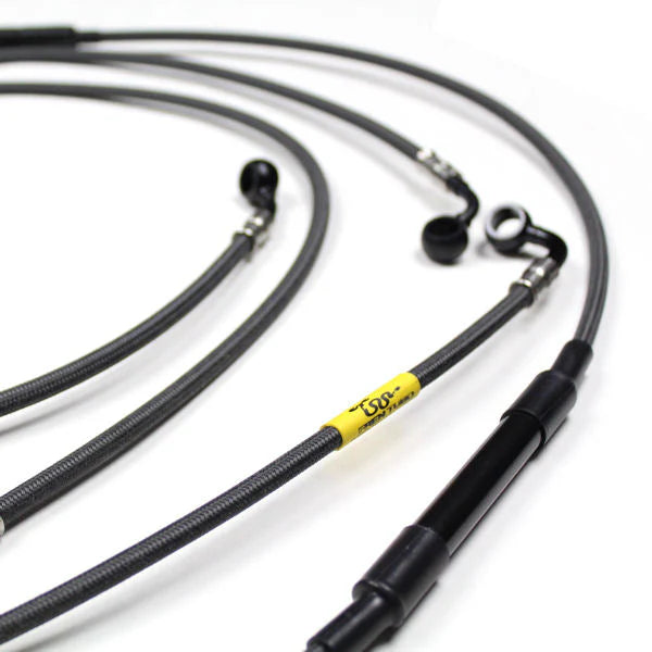 Fren Tubo Carbon Fiber Braided Brake Line Kit Panigale V4 V4S V4S Speciale