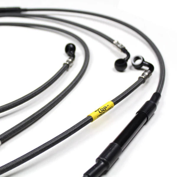 Fren Tubo Carbon Fiber Braided Brake Line Kit Panigale V4 V4S V4S Speciale