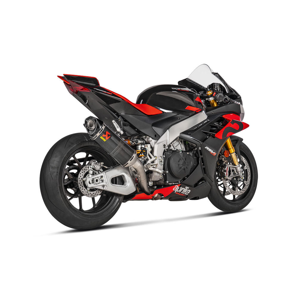 Akrapovic Carbon Fiber Slip-On Exhaust for Aprilia RSV4 RR 1100 Factory