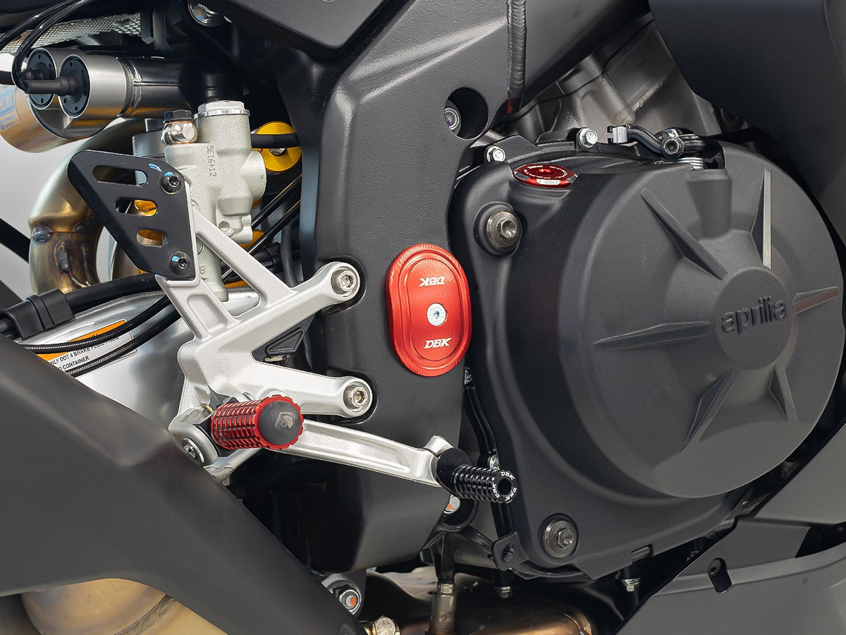 Ducabike DBK CNC Swingarm Pivot Caps Kit Aprilia RSV4