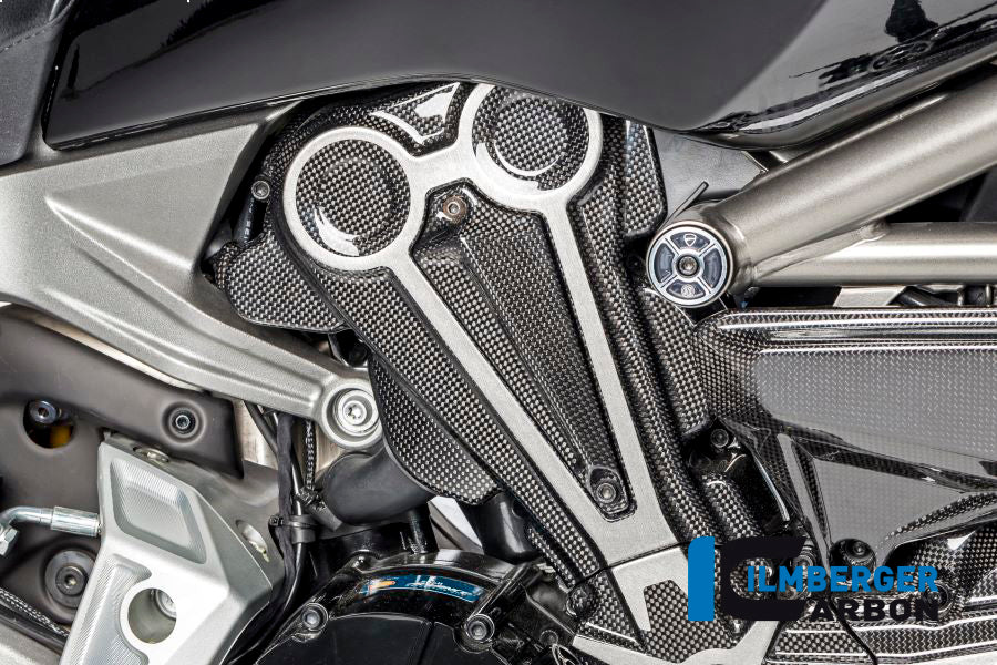 Ilmberger Carbon Air Outlet On Belt Cover Ducati XDiavel 2016 - Gloss