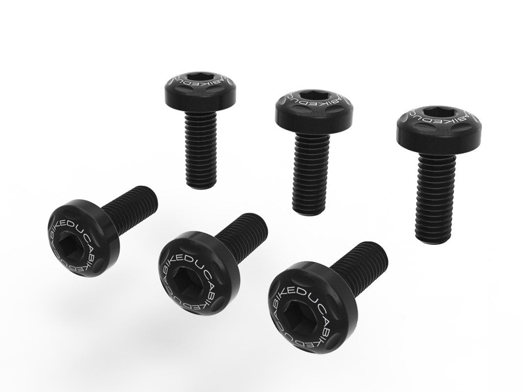 Ducabike DBK KVT20 SFV2 Radiator Frame Screws Kit - BLACK