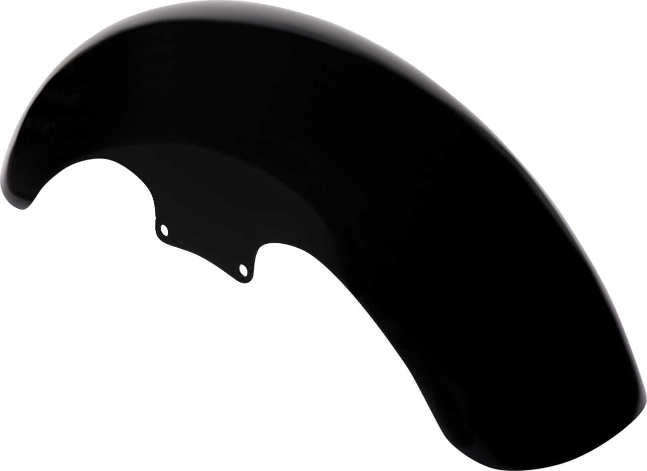 Klock Werks Thickster Front Fender - Black - 16"-19" - HD Touring/Trike