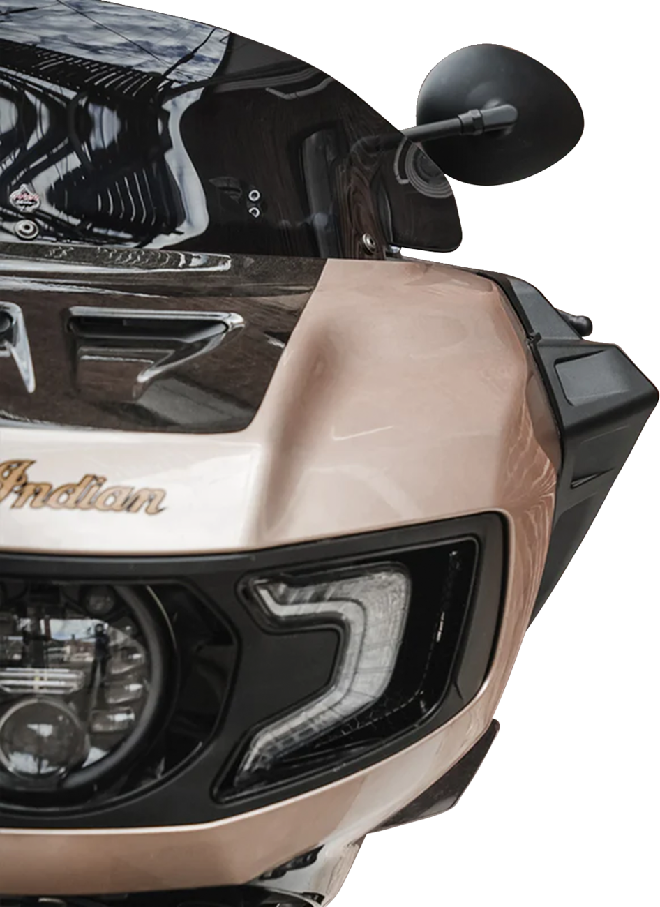 Klock Werks Flare® Wings - Black - '20-'25 Indian