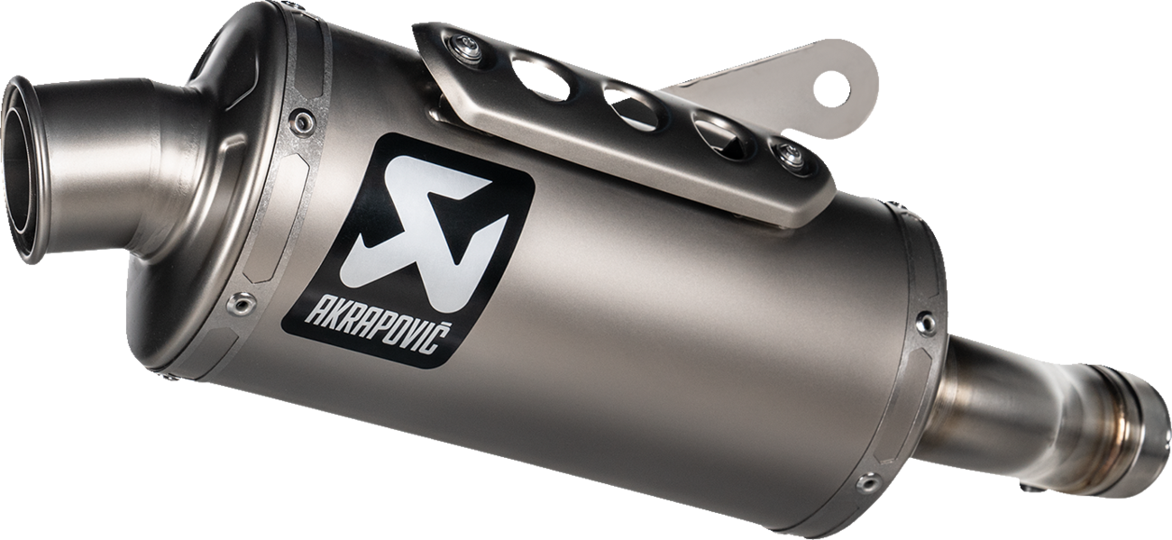 Akrapovic Slip-On Line Muffler - Titanium - Speed/Scrambler 400