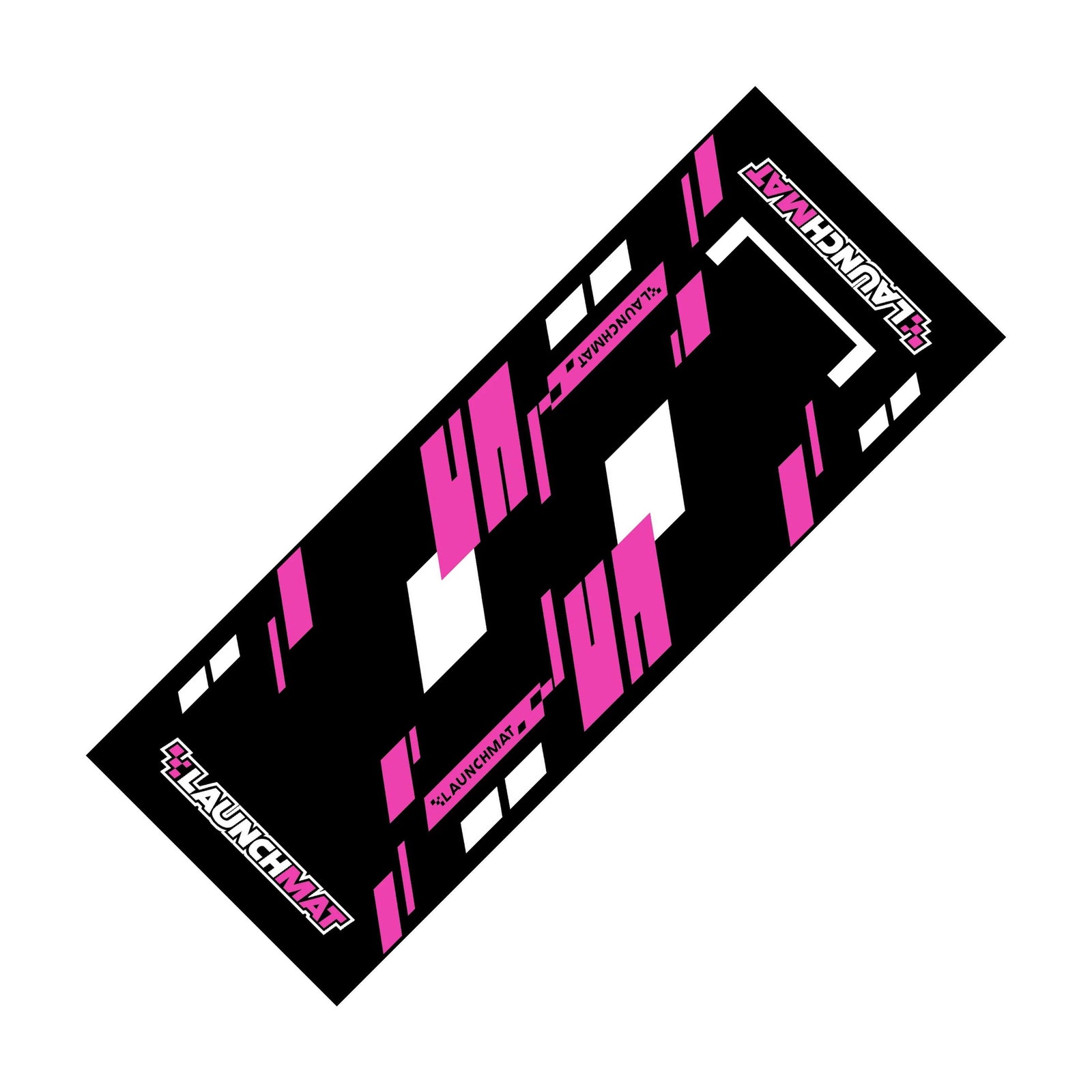 Launchmat Carpeted Paddock Garage Mat - Design 1 - Pink