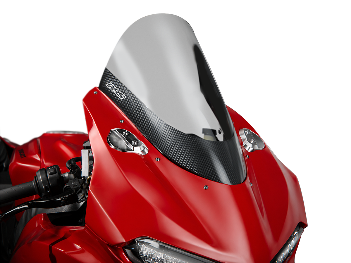 WRS Carbonskin Windscreen Cover Carbon Plain Glossy WRS Ducati Panigale V2 / S 2025-2026
