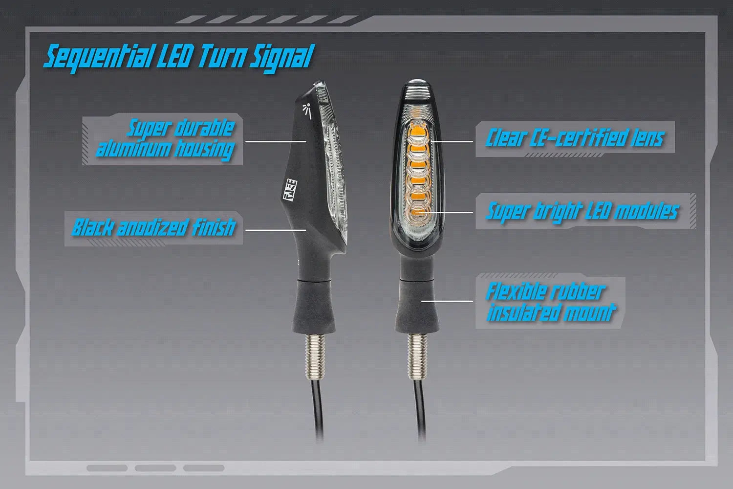 Yoshimura Type a Sequential Signal Kit For V2 Fender Eliminators