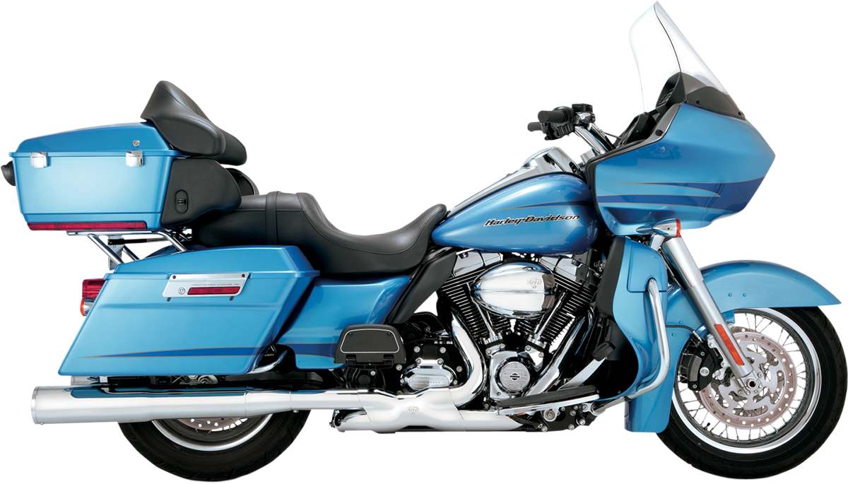 Vance & Hines Hi-Output Slip-On Mufflers - Chrome - '95-'16 FLT