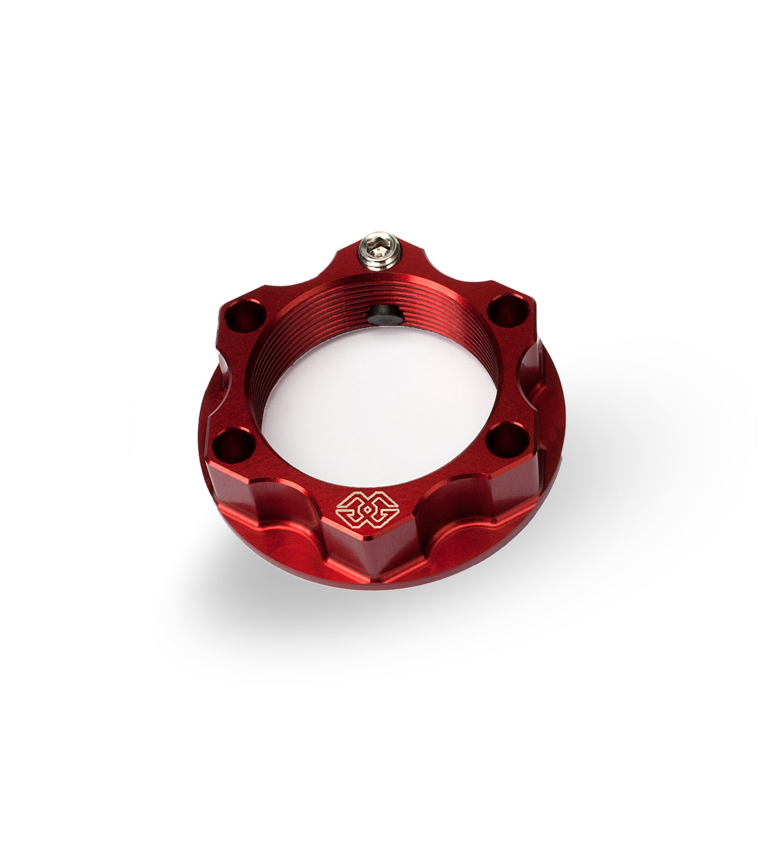 Gilles Tooling Safety Nut ACMA Aluminium M24X1.5 KIT Red