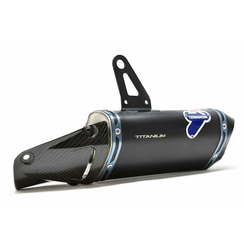 Termignoni Racing Black Slip On Exhaust Kit For Panigale V4 V4S V4R