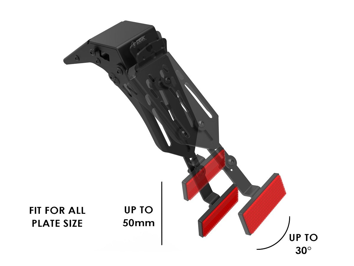 Ducabike DBK PRT24 KTM Adjustable License Plate Holder