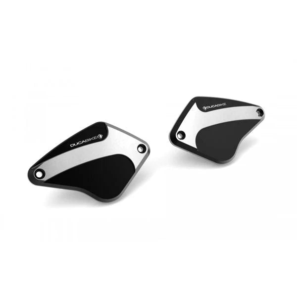 Ducabike DBK Front Brake And Clutch Fluid Reservoir Covers For XDiavel S - Black