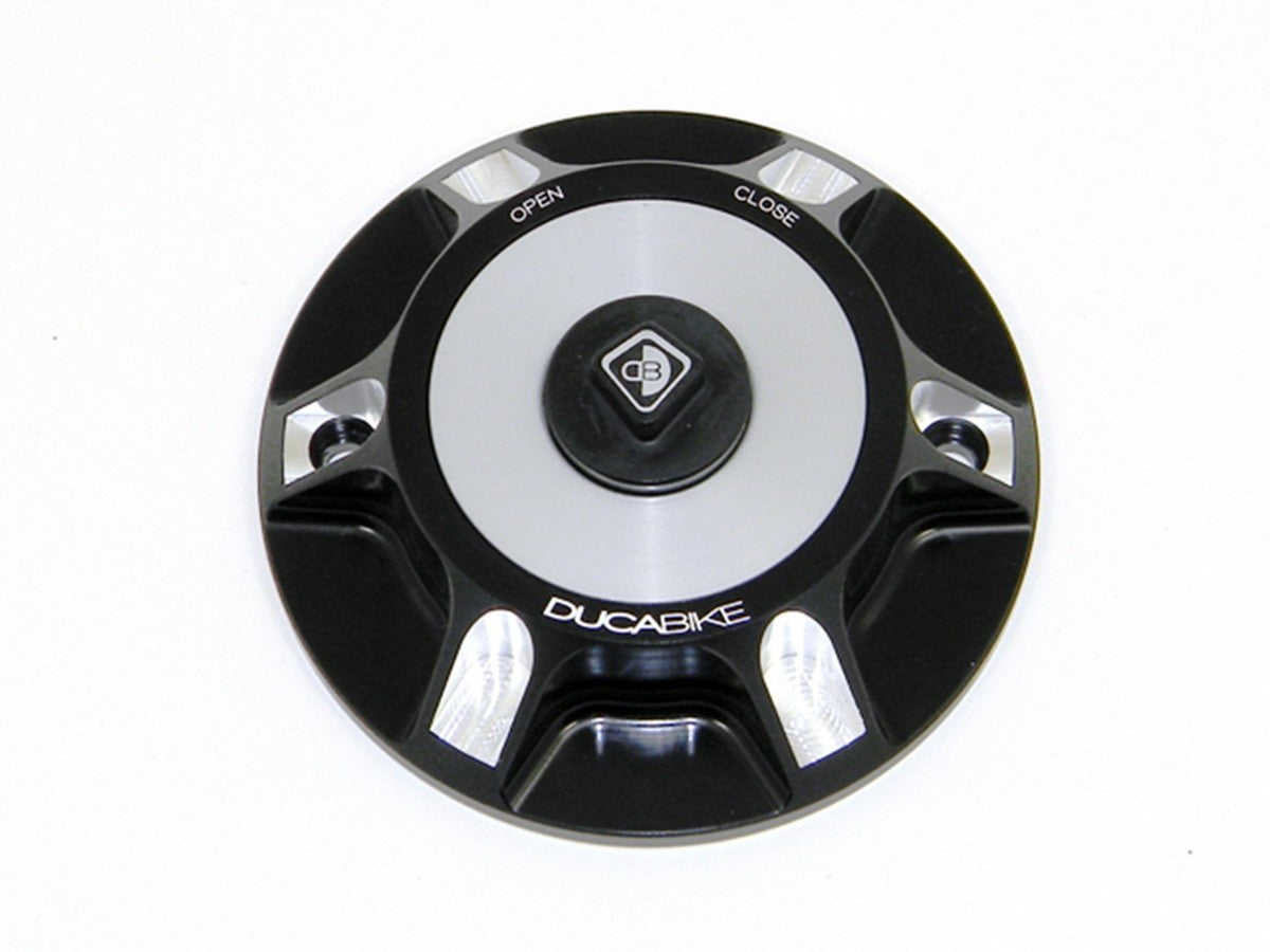 Ducabike DBK Tsb05 Fuel Tank Cap - BLACK-SILVER