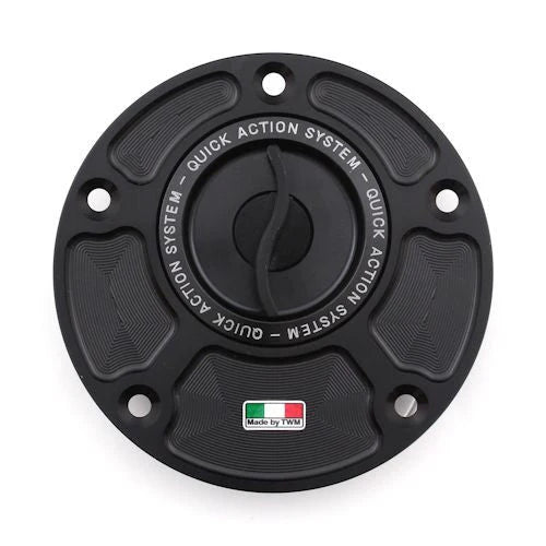 TWM Quick Action CNC Aluminum Gas Cap For Yamaha - TYPR.01 - Black