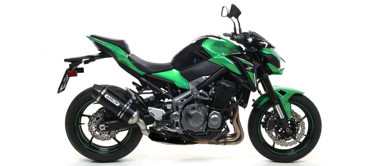 Race-Tech Aluminium Dark" Slip On With Carbon End Cap"