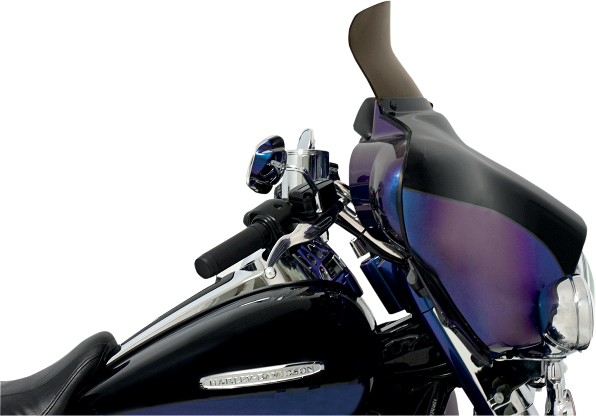 Memphis Shades Spoiler Windshield - 6-1/2" - Smoke - FLH