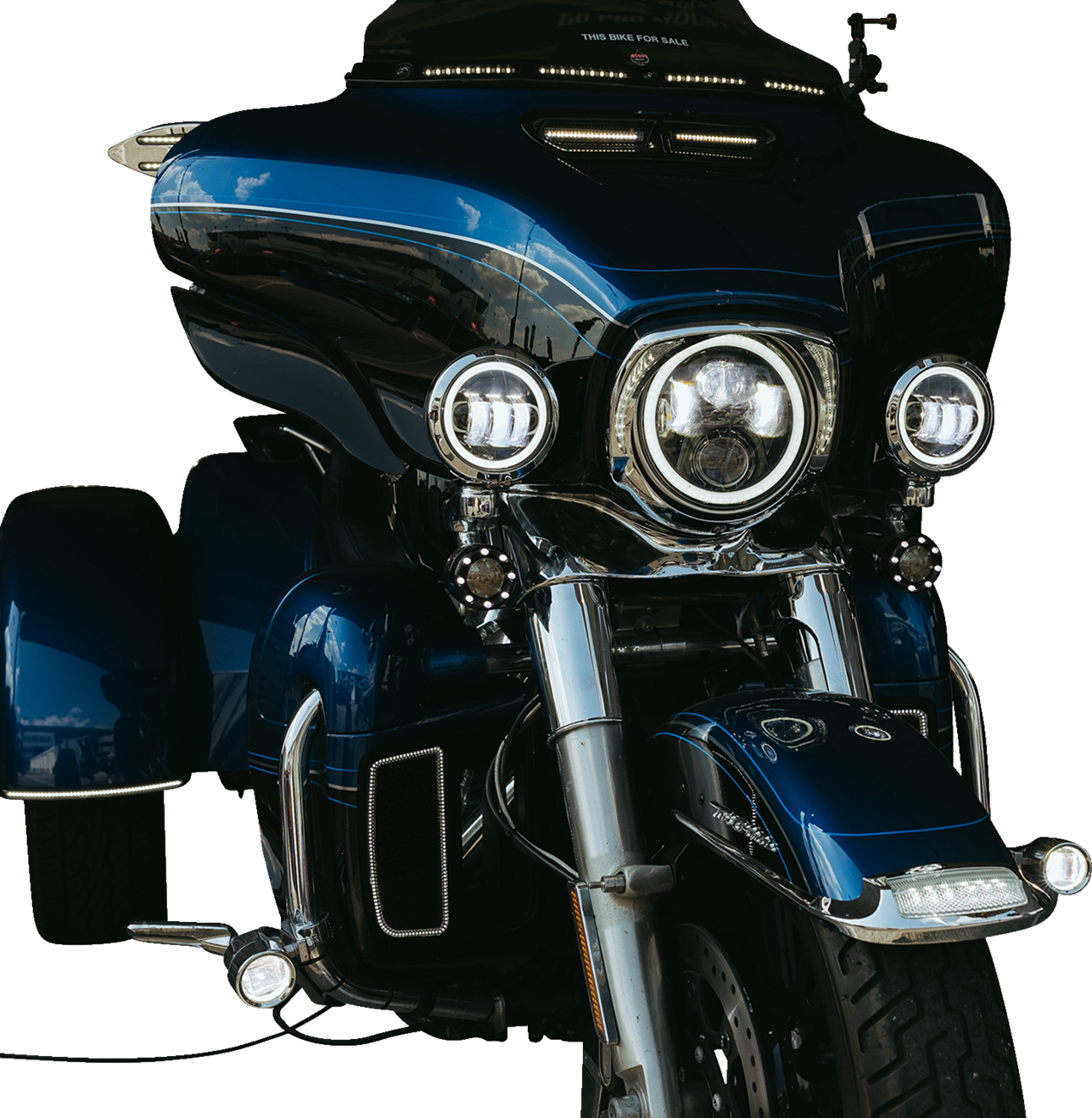 Custom Dynamics Fog Light - Chrome - Clear Lens