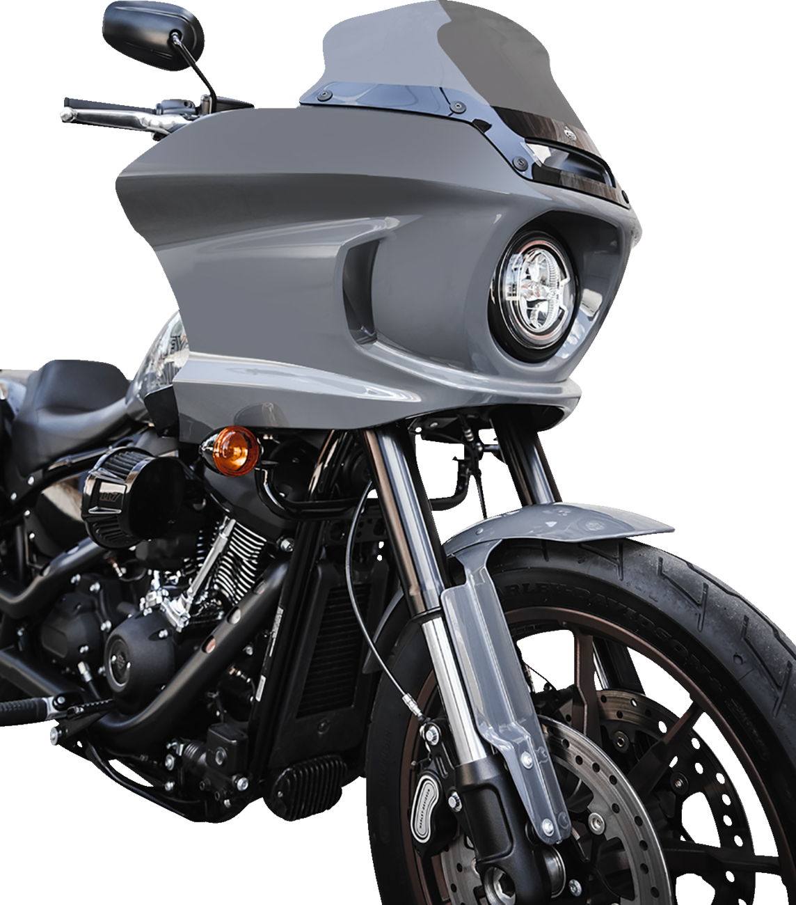Klock Werks Flare® Windshield - 6" - Dark Smoke - FXLRST