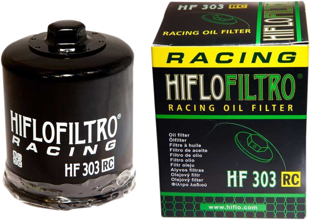 Hiflofiltro Racing Oil Filter - Black