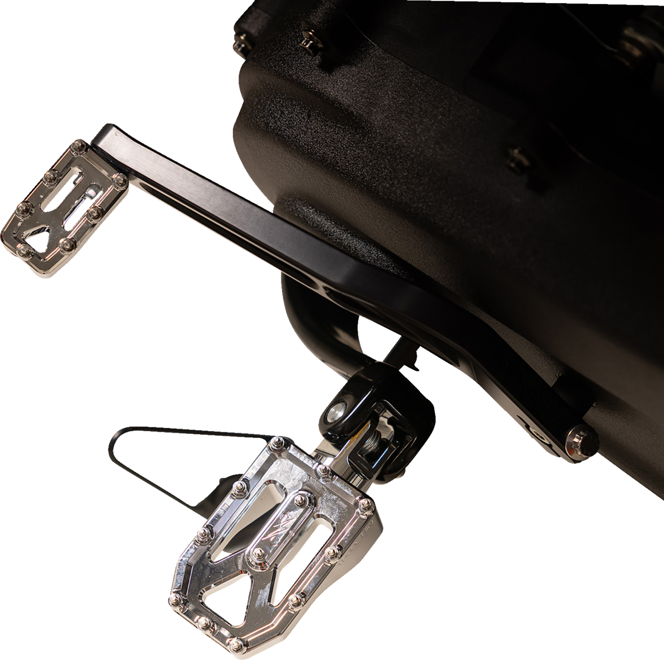 Thrashin Supply CO. Aggressor Foot Pegs - Rear - Chrome - HD '72-'25