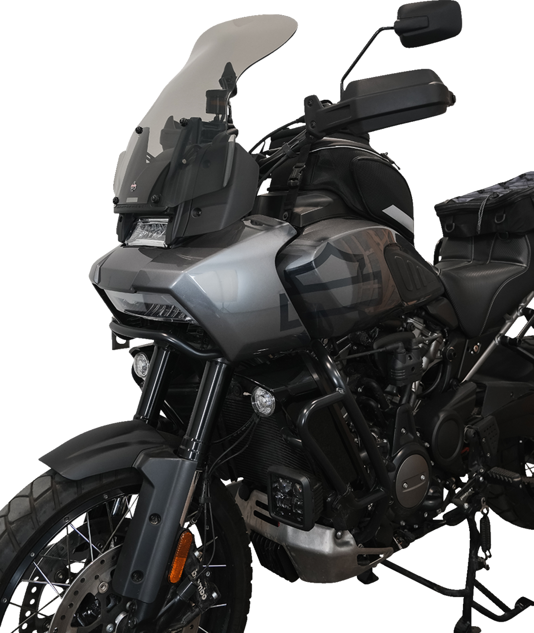 Klock Werks Flare® Windshield - 15-1/2" - Tint - '21-'25 Pan America