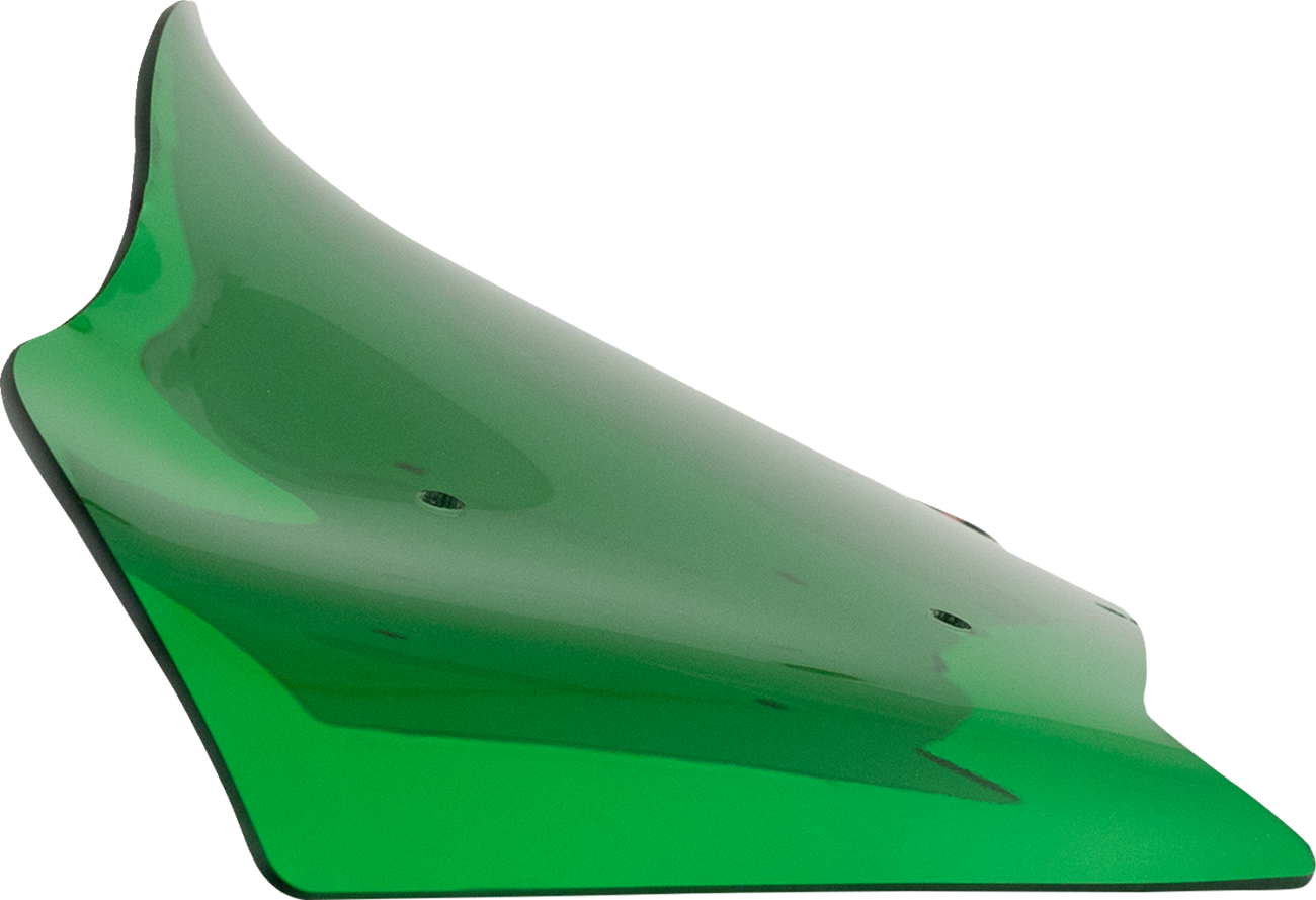 Klock Werks Kolor Flare® Windshield - 8" - Green - '23-'25 FLHX