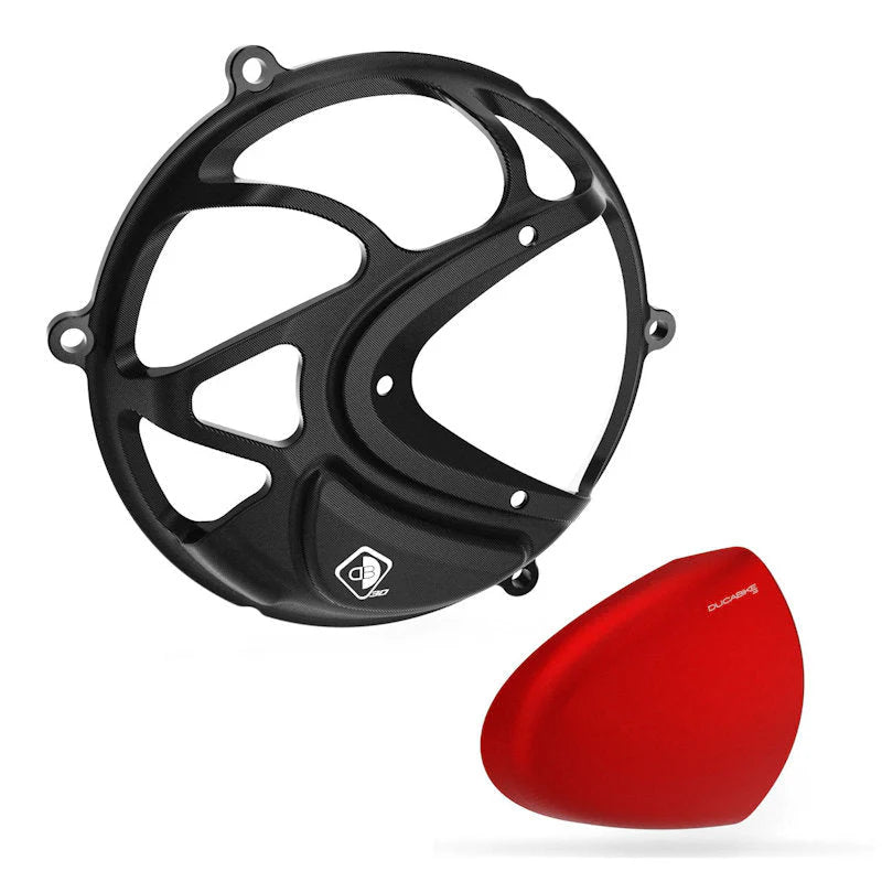 Ducabike DBK 3D Dry Clutch Cage Cover With Slider For Panigale V4R - Yes (Red)