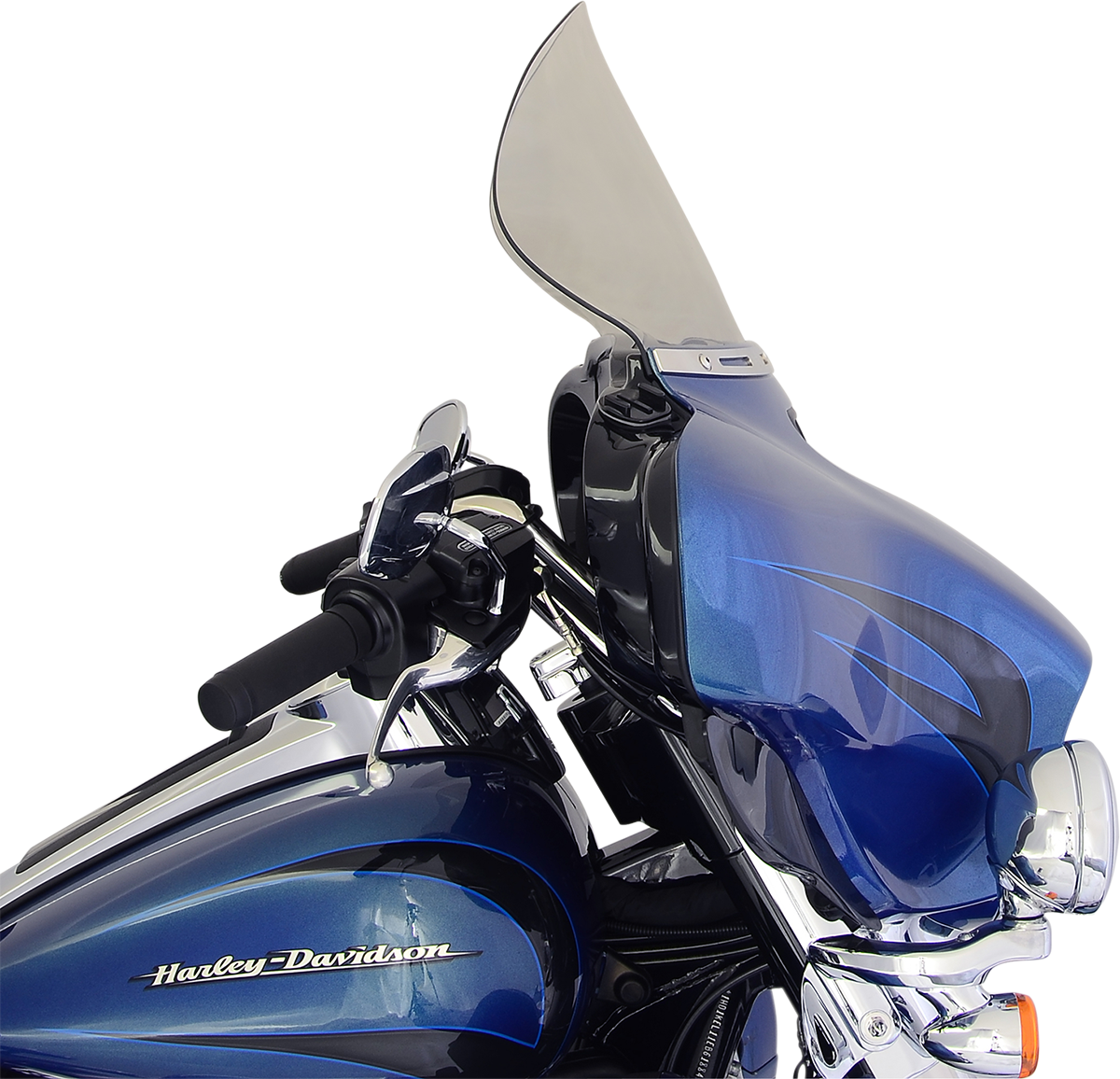 Klock Werks Flare® Windshield - 11-1/2" - Tint - '14-'25 FLH