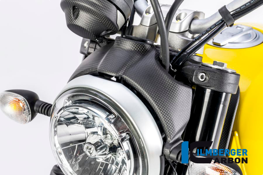 Ilmberger Carbon Headlight Cover Ducati Scrambler 2016
