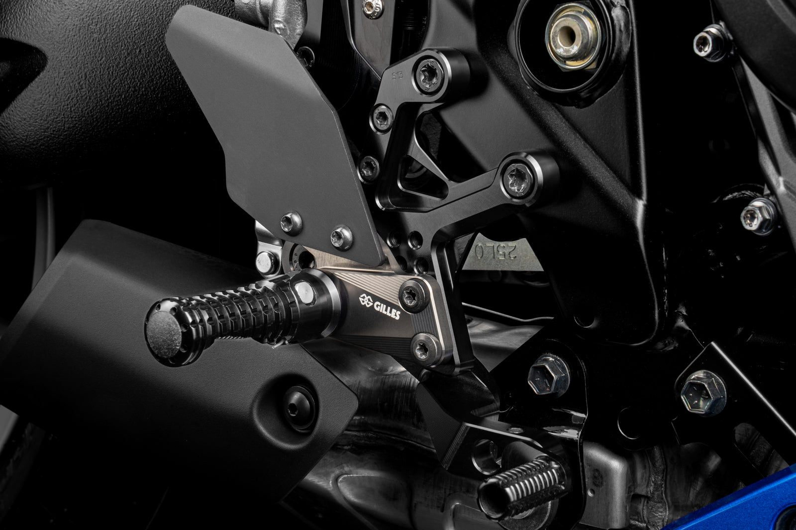 Gilles Tooling Footrest System AS31GT3 Black