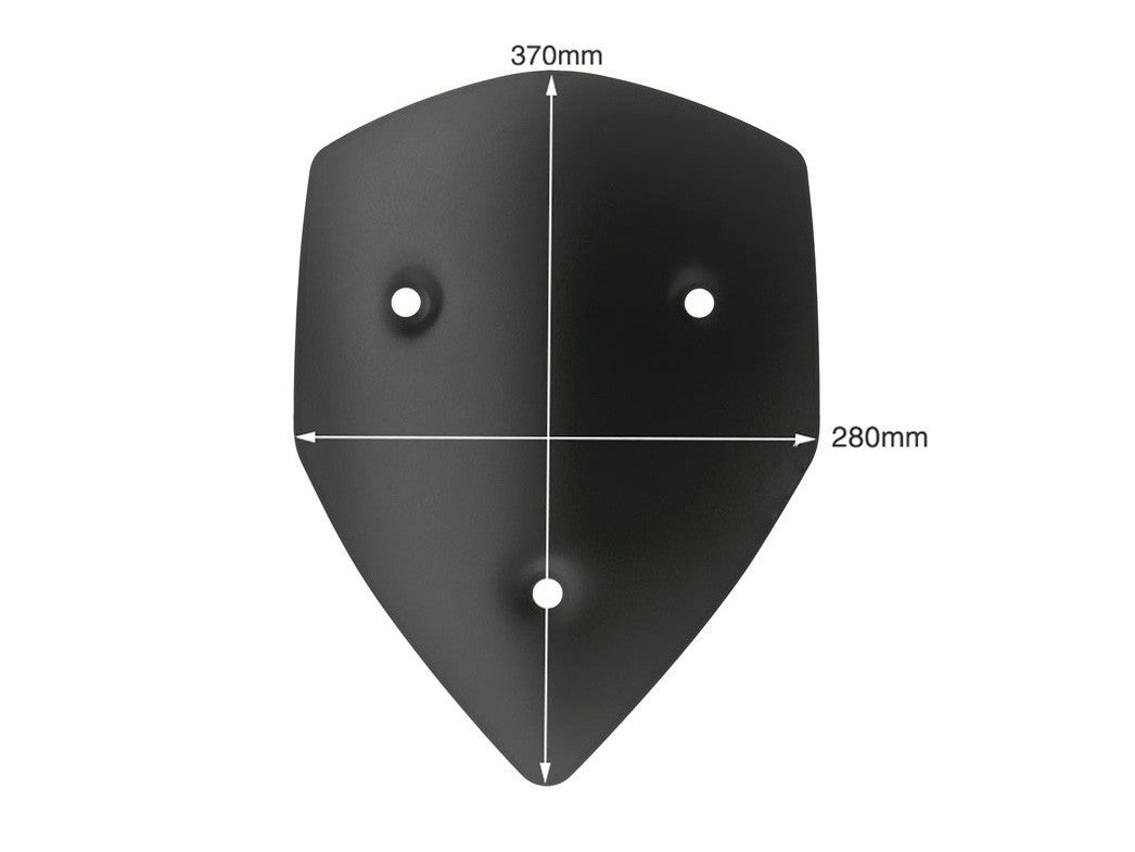 Ducabike DBK CUP02 MTS 1200 10/12 Sport Windscreen - BLACK