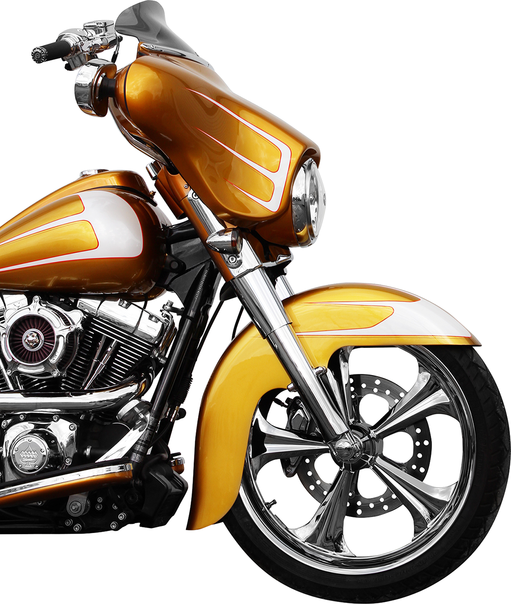 Klock Werks Flare® Windshield - 6-1/2" - Smoke - '96-'13 FLH