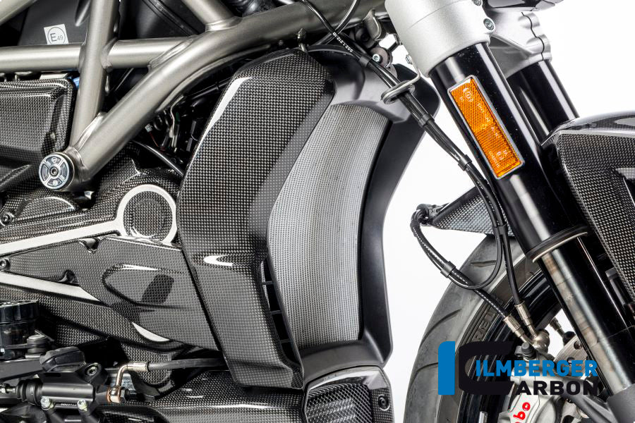 Ilmberger Carbon Radiator Cover Right Ducati XDiavel 2016 - Gloss