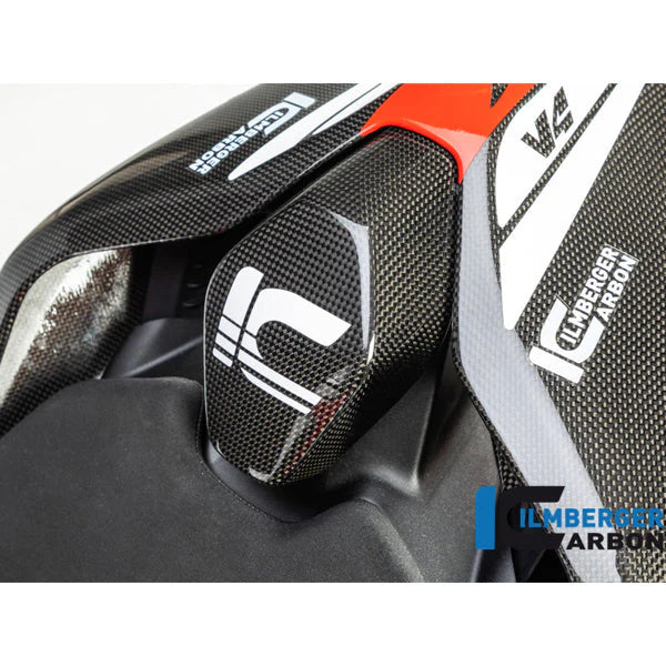 Ilmberger Carbon Fiber Passenger Seat Cover For Ducati Panigale V4 V4S Speciale