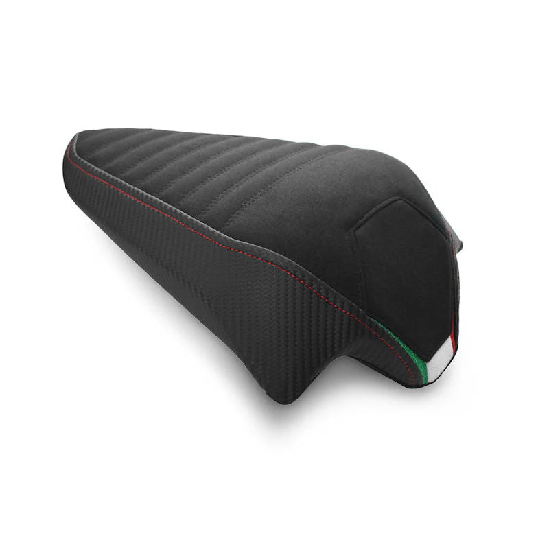 Luimoto Corsa Black Seat Cover For Ducati Panigale V2 - Yes / Passenger