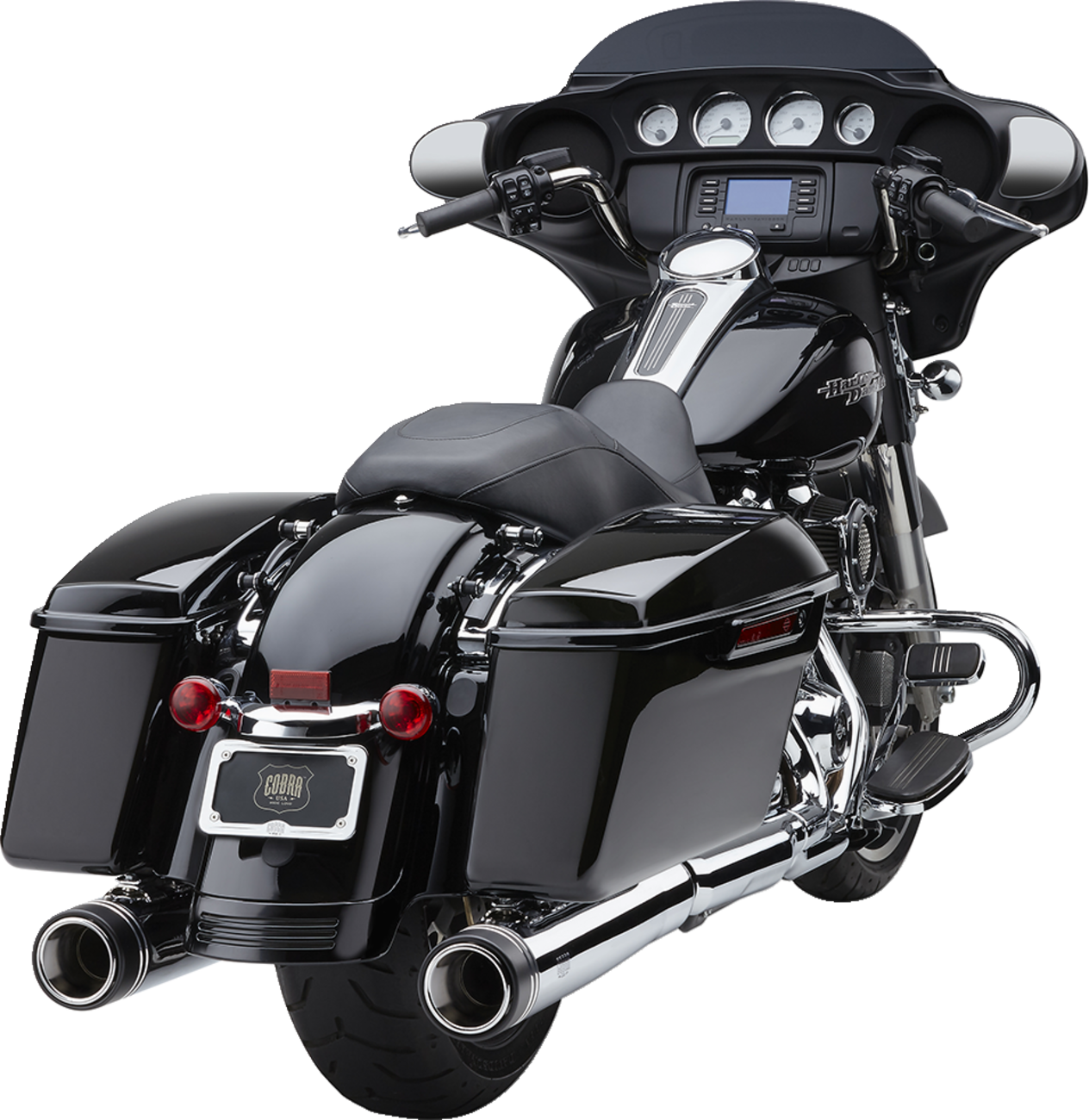 Cobra 4-1/2" Neighbor Haters® Series Mufflers - Chrome