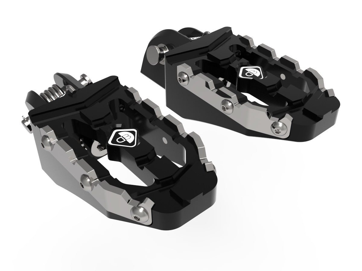 Ducabike DBK KPDM11 BMW R1300GS Off-Road Pilot Footpegs Kit - BLACK