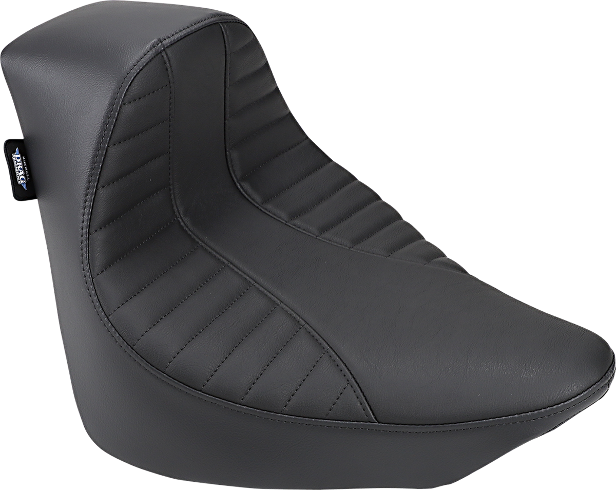 Drag Specialties Seats EZ-Solo Seat - Scorpion Stitch - Vinyl - FL/FX '18-'22