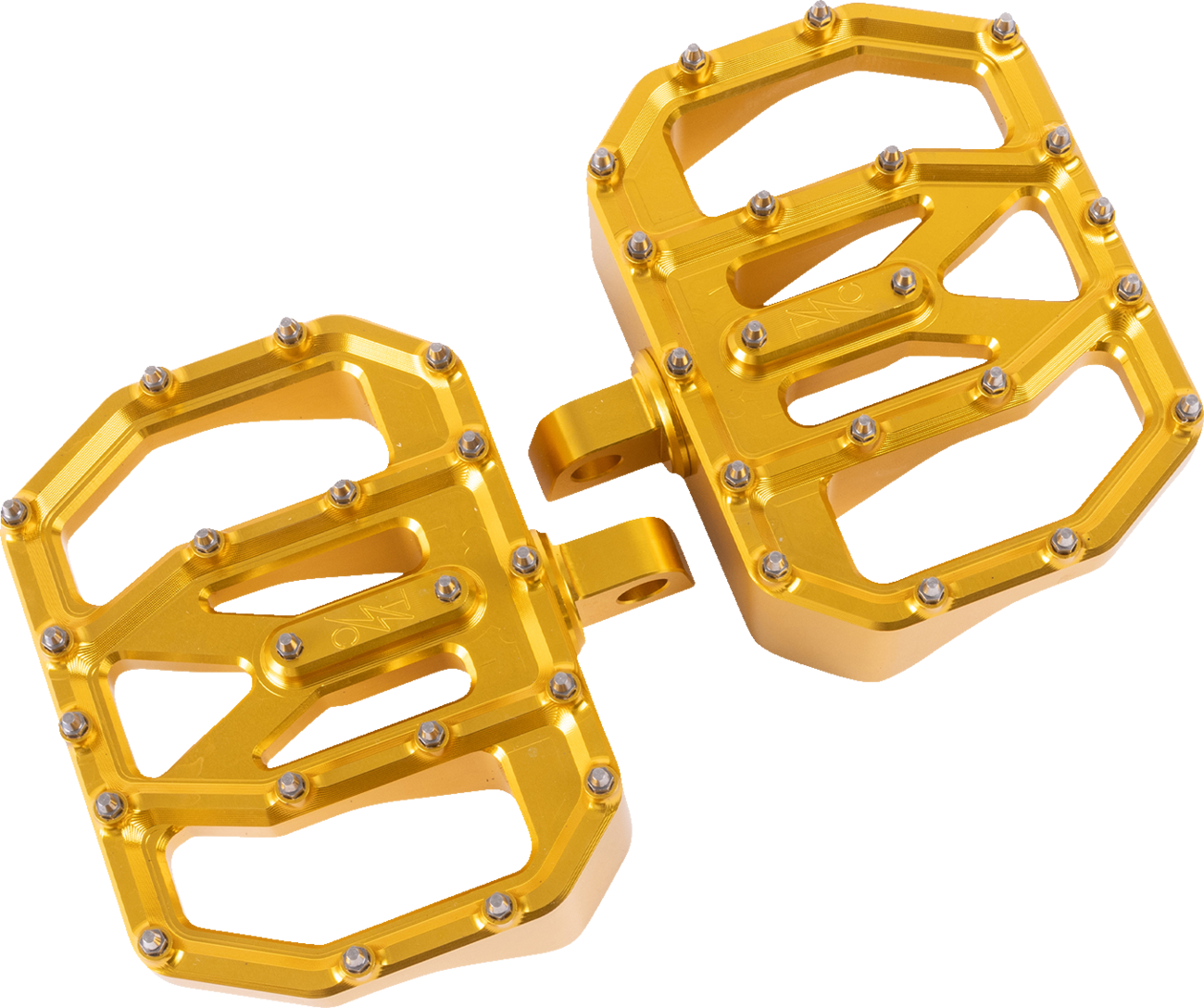 Thrashin Supply CO. Mini Aggressor Floorboards - Gold - Rear