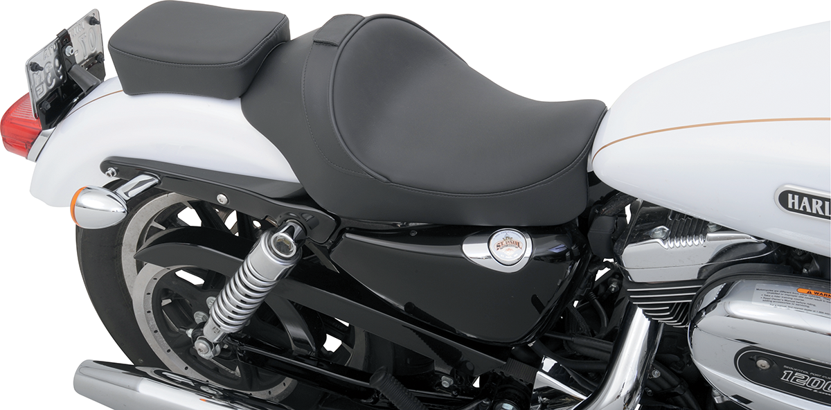 Drag Specialties Seats Solo Seat - Smooth - Driver Backrest - XL '04-'22