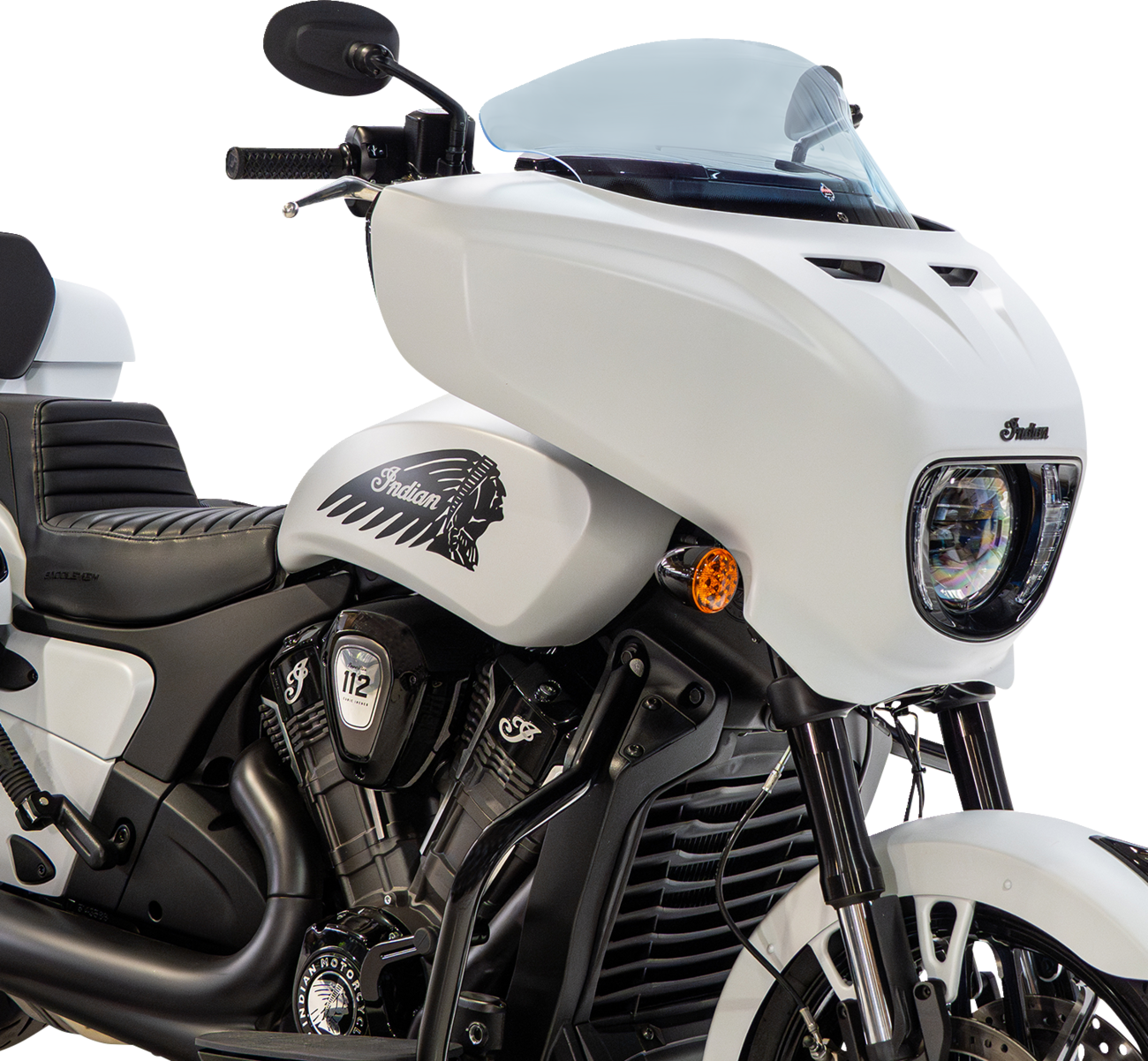Klock Werks Windshield - 9" - Blue Ice - Chieftain PowerPlus/Roadmaster PowerPlus
