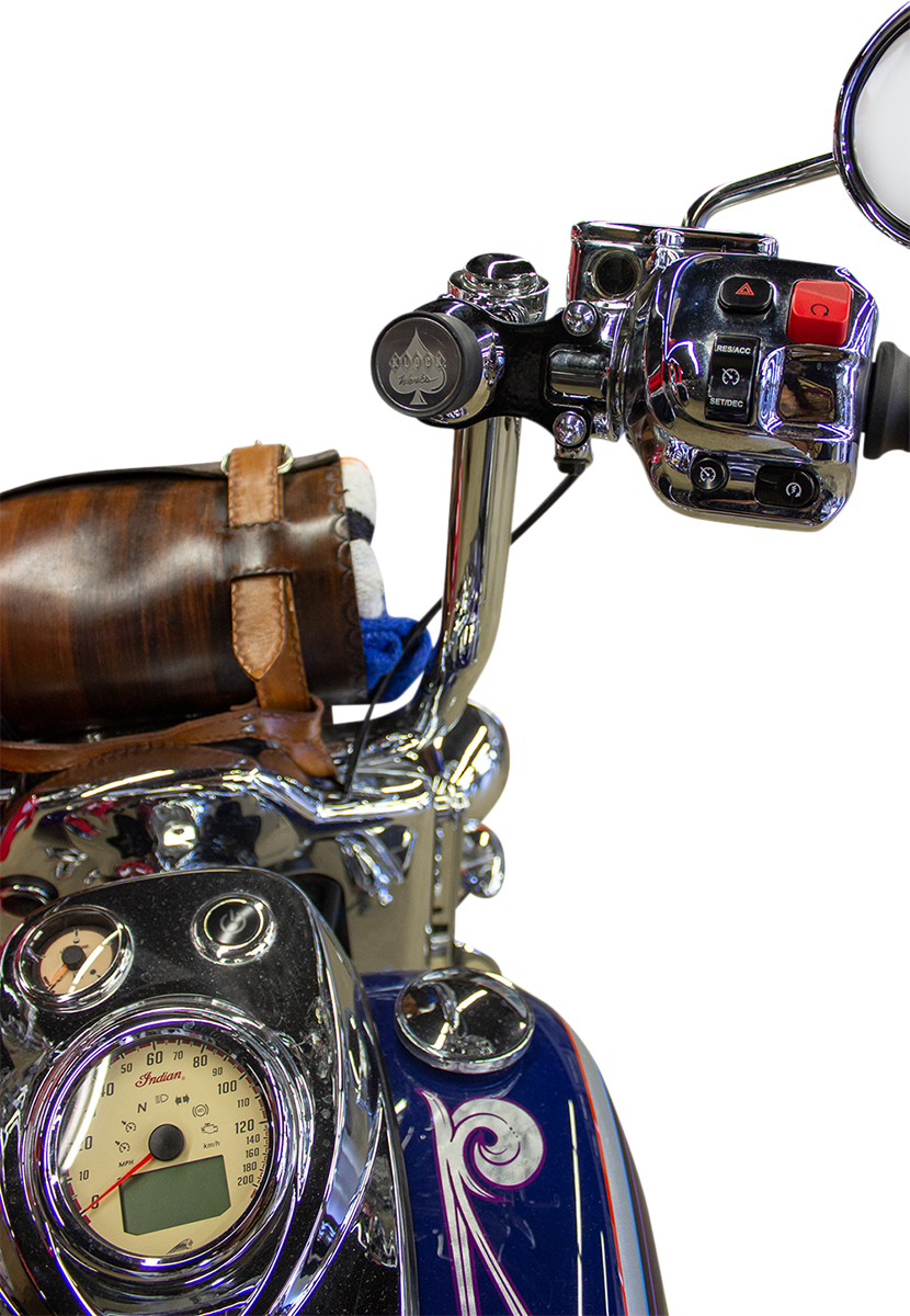 Klock Werks iOmount™ For Indian - Ambidextrous Mount - Black - Touring