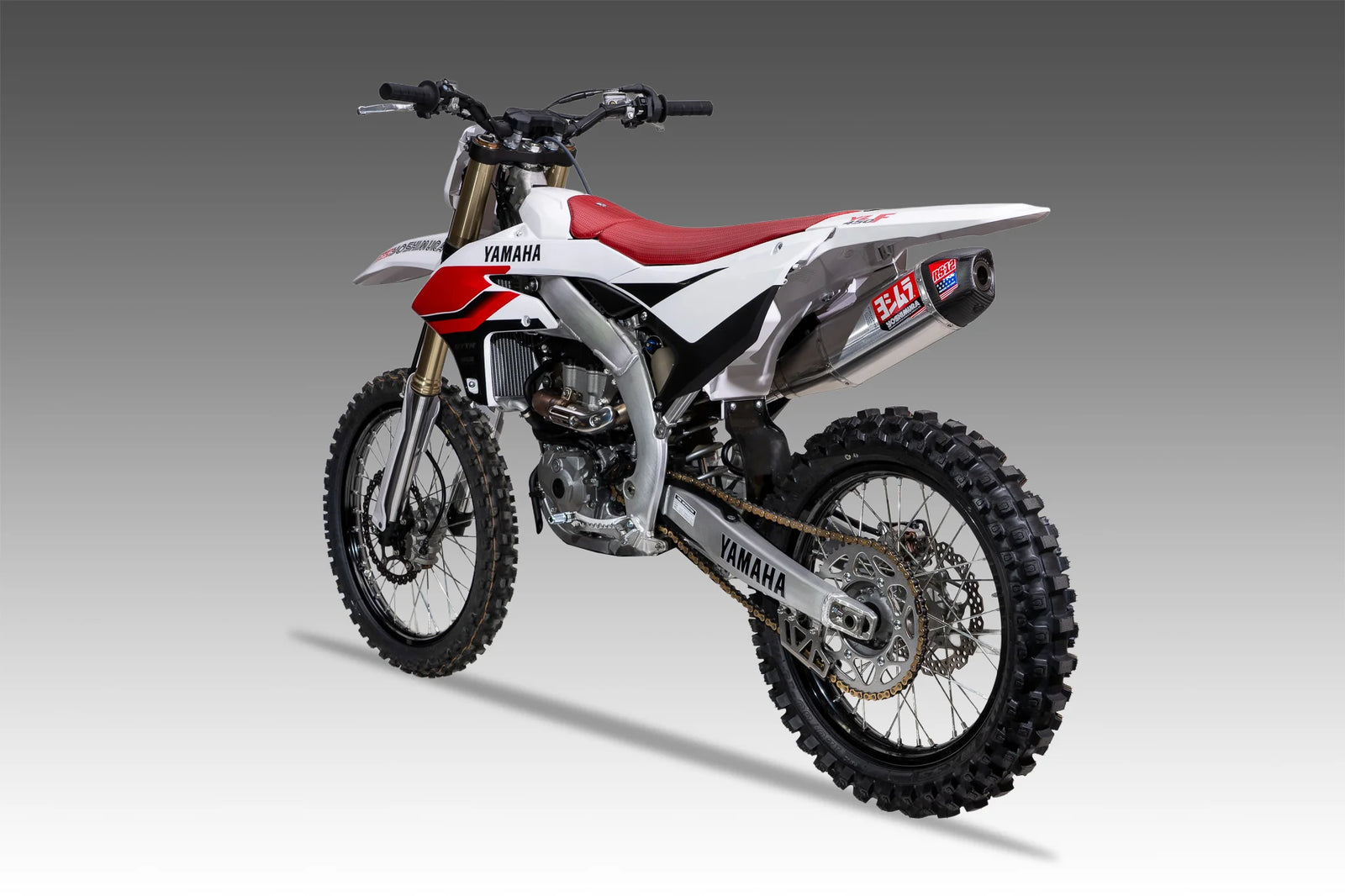 Yoshimura YZ450F 2026 RS-12 Stainless Slip-On Exhaust, W/ Aluminum Muffler