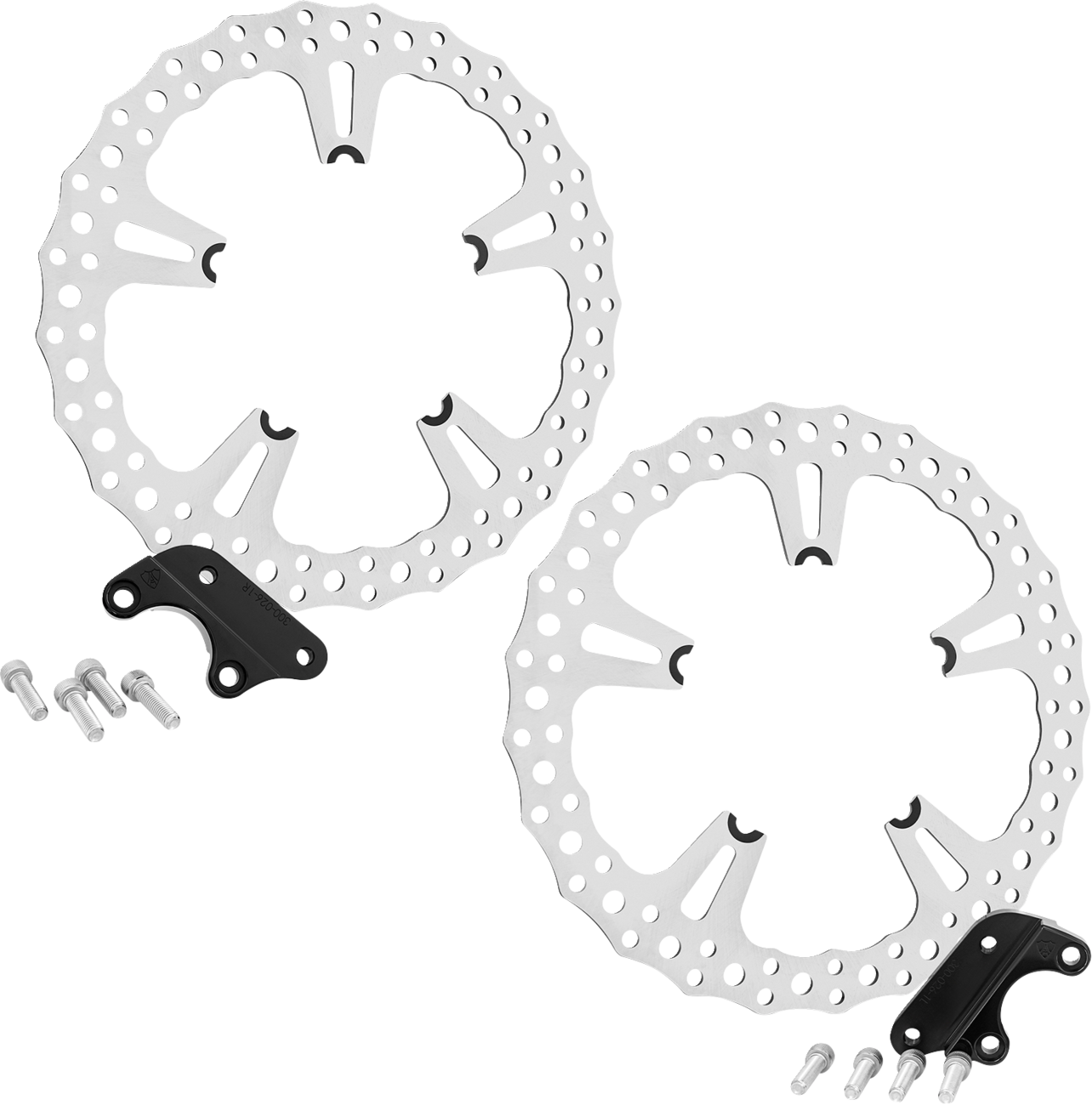 Arlen NESS Rotor Kit - Jagged - Left And Right Front - 15"