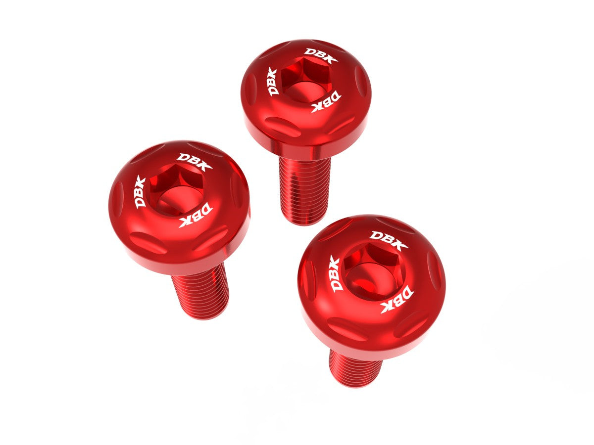 Ducabike DBK CNC Exhaust Cover Screw Kit Ducati Monster V2 2026 - Red