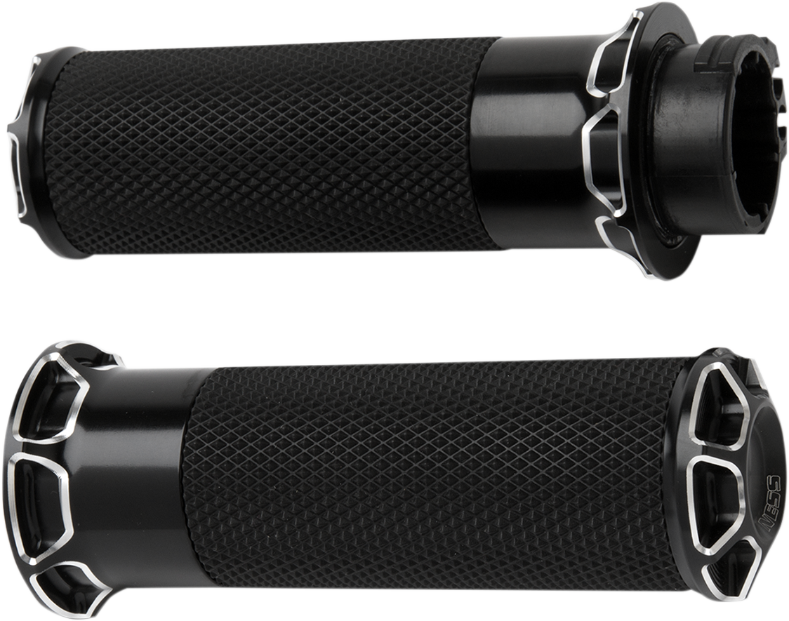 Arlen NESS Beveled Grips - TBW - Black